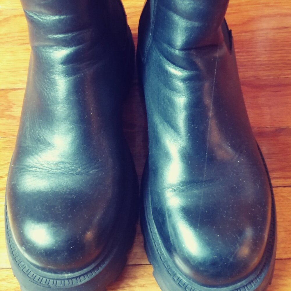 Ankle black women boots